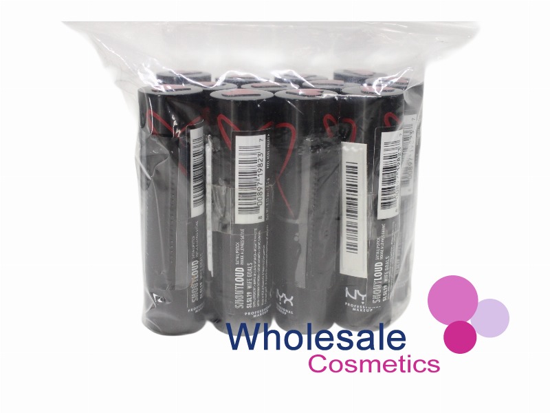 12 x NYX Professional Shout Loud Satin Lipstick - 19 WIFE GOALS